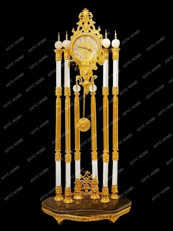 Postmodern simple villa living room atmosphere floor-to-ceiling bronze bell reception room high-end all hand-carved
Postmodern simple villa living room atmosphere floor-to-ceiling bronze bell reception room high-end all hand-carved