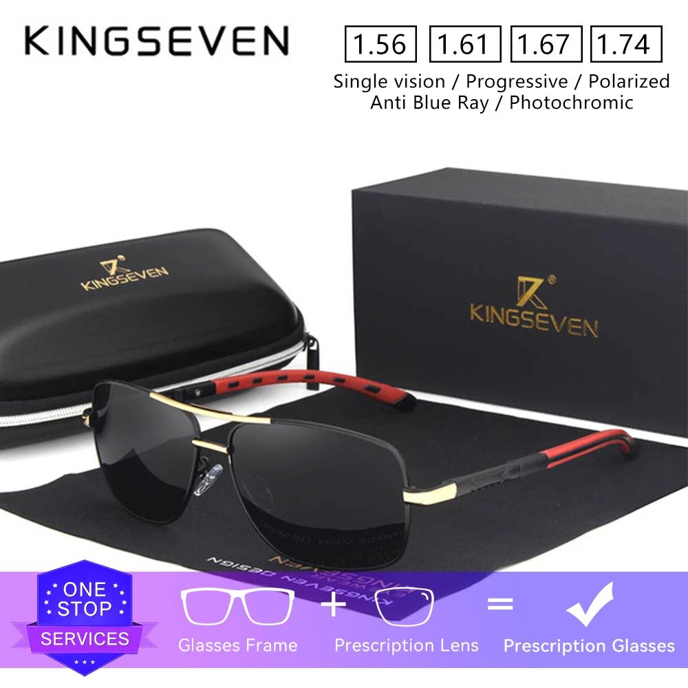 KINGSEVEN модные солнцезащитные очки с оптическими линзами для вождения, прогрессивные очки для близорукости и дальнозоркости, мужские и женские классические очки
KINGSEVEN модные солнцезащитные очки с оптическими линзами для вождения, прогрессивные очки для близорукости и дальнозоркости, мужские и женские классические очки