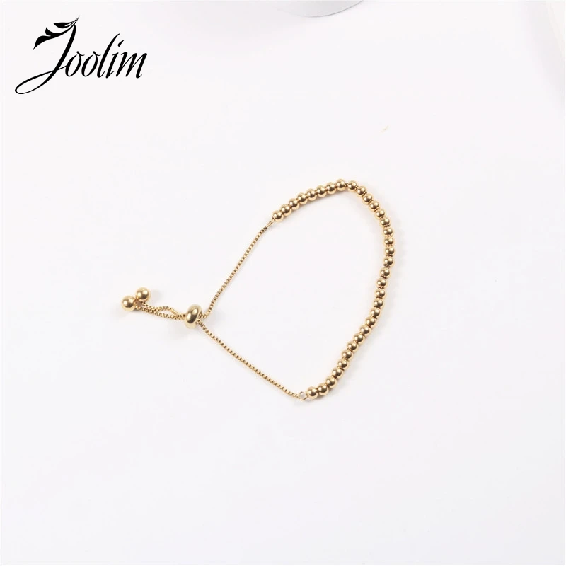 Joolim Jewelry Wholesale Drop Shipping Supplier High End PVD Tarnish Free Fashionable Small Rounnd Pearl Cord Pull Bracelet
Joolim Jewelry Wholesale Drop Shipping Supplier High End PVD Tarnish Free Fashionable Small Rounnd Pearl Cord Pull Bracelet