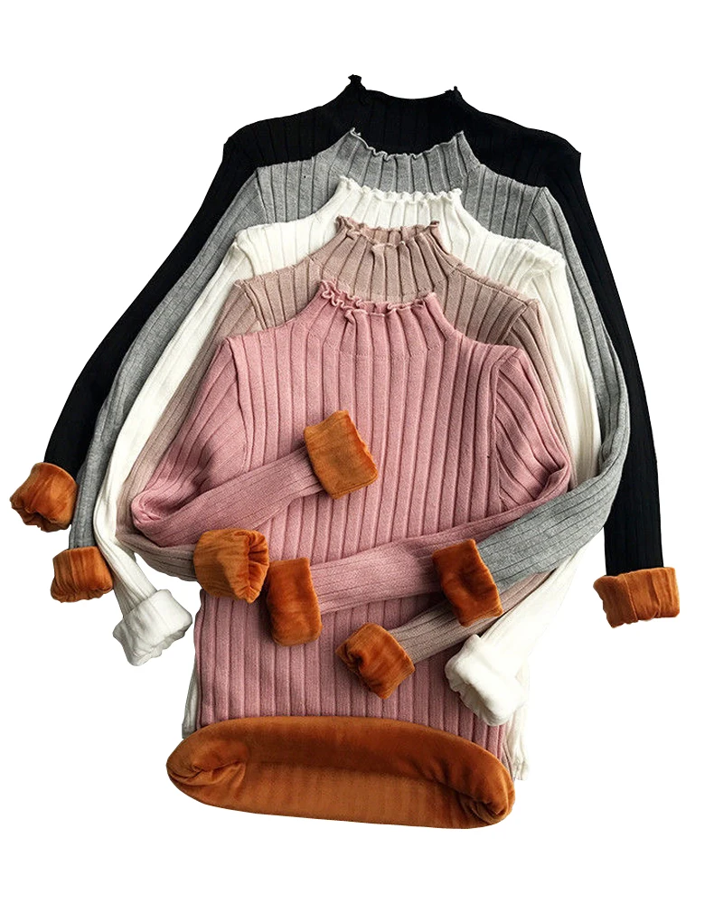 Winter Slim Thicken Warm Pullovers Women Casua Sweaters Jumpers Femme Long Sleeve Basic All-Match Women's 2022
Winter Slim Thicken Warm Pullovers Women Casua Sweaters Jumpers Femme Long Sleeve Basic All-Match Women's 2022