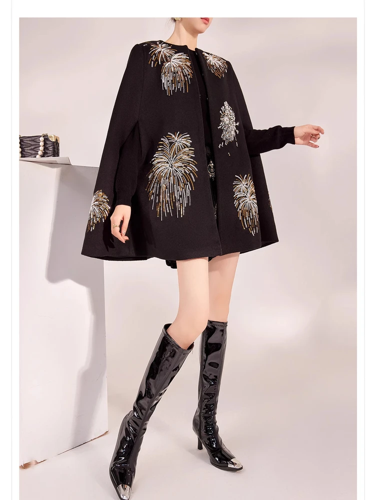 Ретро-дизайн с вышивкой High-Defn, свободный воротник, модный капюшон, Ne Coat, корейский полиэстер, материал без све
Ретро-дизайн с вышивкой High-Defn, свободный воротник, модный капюшон, Ne Coat, корейский полиэстер, материал без све