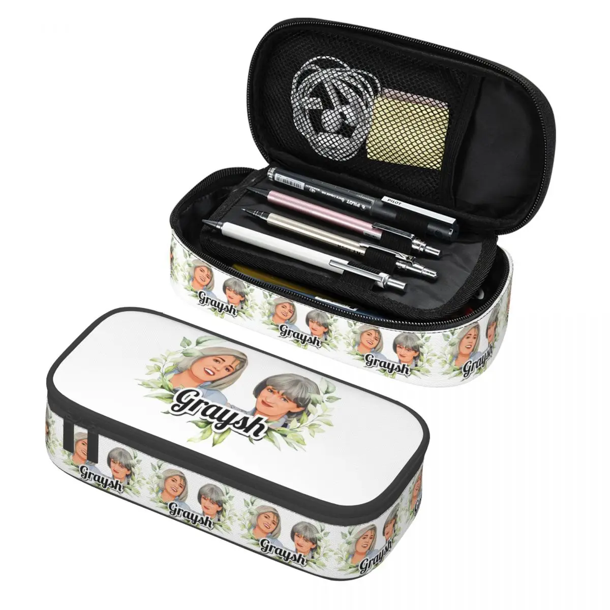 Prue And Trude Pencil Cases Pencil Pouch Storage Stationery Supplies Large Storage Pen Box Pencil Bag for Students
Prue And Trude Pencil Cases Pencil Pouch Storage Stationery Supplies Large Storage Pen Box Pencil Bag for Students