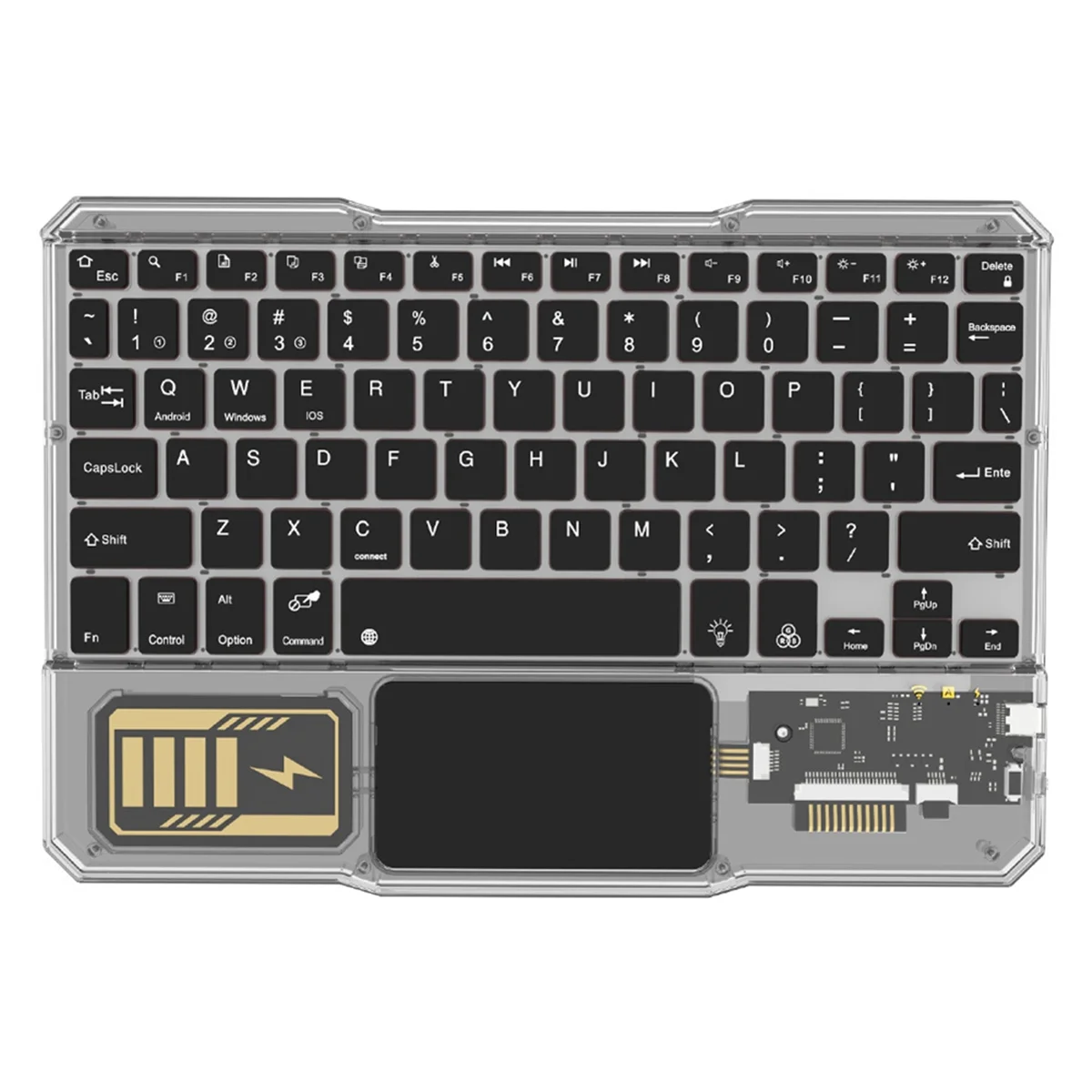 ABDX-Luminous Wireless Keyboard Rechargeable Touchpad Keyboard Bluetooth Keypads for Phone PC Tablet Gaming
ABDX-Luminous Wireless Keyboard Rechargeable Touchpad Keyboard Bluetooth Keypads for Phone PC Tablet Gaming