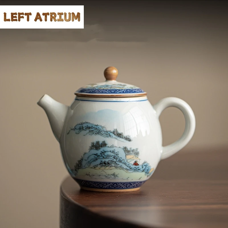 Antique Landscape Kettle Chinese Teapot Ceramic Tea Ceremony Set Milk Oolong Tea Tie Guan Yin Jasmine Teaware Type
Antique Landscape Kettle Chinese Teapot Ceramic Tea Ceremony Set Milk Oolong Tea Tie Guan Yin Jasmine Teaware Type