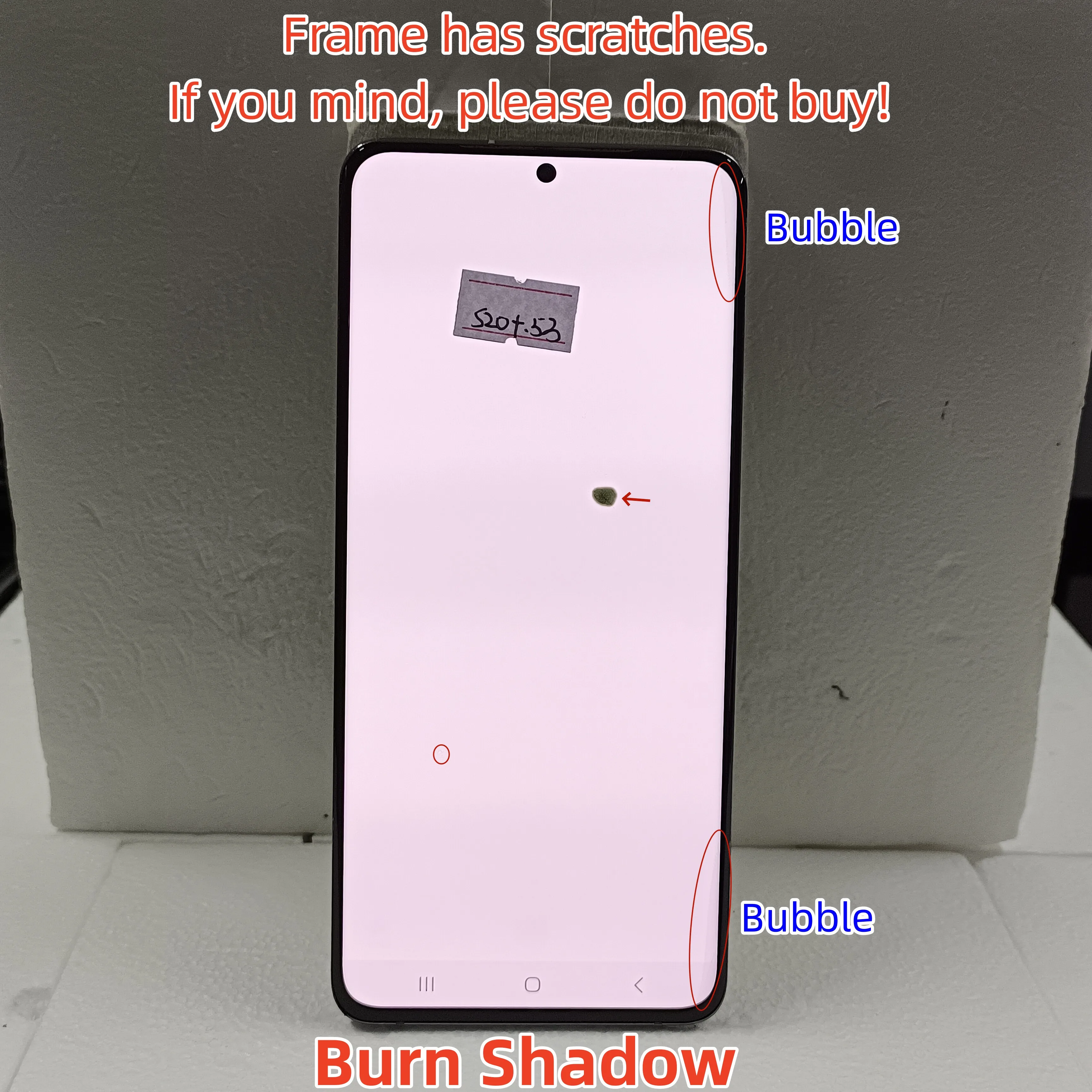 Super Display For S20 PLUS For SAMSUNG Galaxy S20 PLUS G985A G985U G985F/DS LCD Touch Screen Digitizer Assembly With Black Dot
Super Display For S20 PLUS For SAMSUNG Galaxy S20 PLUS G985A G985U G985F/DS LCD Touch Screen Digitizer Assembly With Black Dot