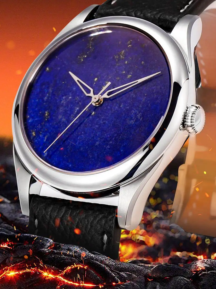 HUASUO Huasuo Lapis Lazuli Gemstone Disc Watch 38mm Luxury Men's Waterproof Movement Watch
HUASUO Huasuo Lapis Lazuli Gemstone Disc Watch 38mm Luxury Men's Waterproof Movement Watch