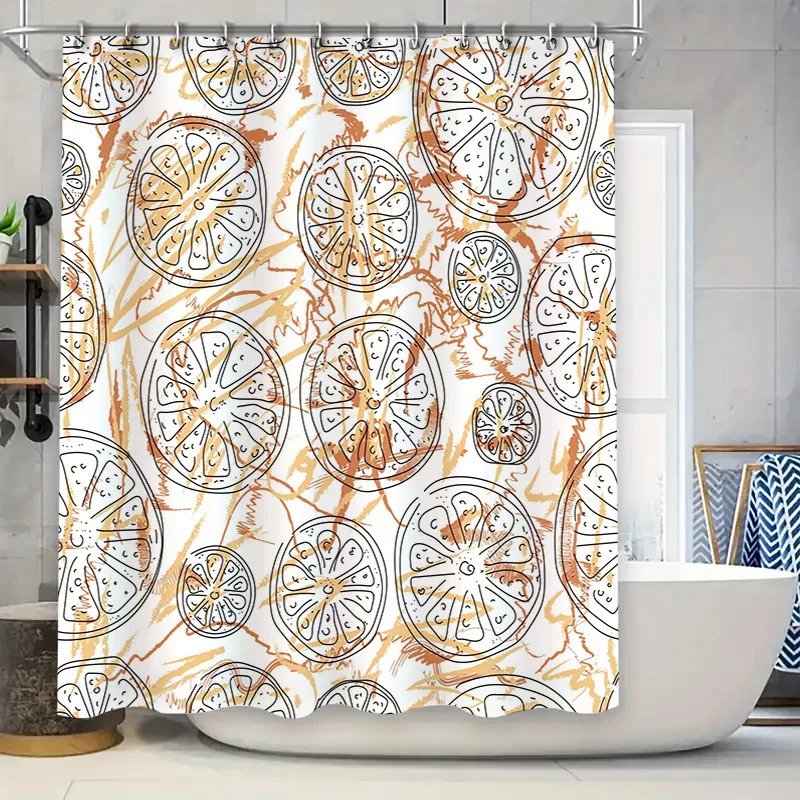 Оранжевый ломтик занавески для душа декоративный набор для ванной комнаты водонепроницаемый моющийся тканевый коврик для ванны домашнее украшение золото-белый (18
Оранжевый ломтик занавески для душа декоративный набор для ванной комнаты водонепроницаемый моющийся тканевый коврик для ванны домашнее украшение золото-белый (18