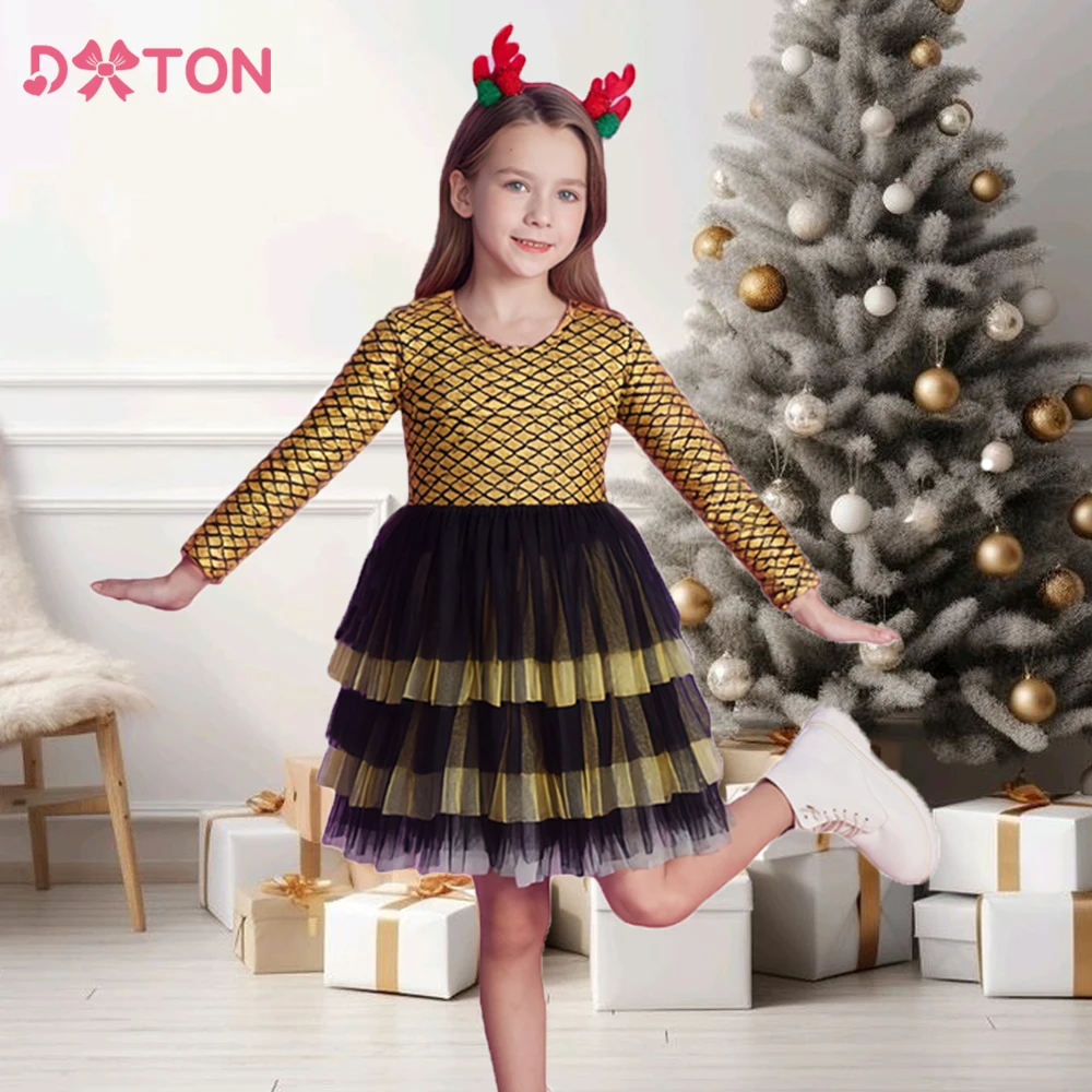 DXTON Children Princess Girls Party Wear Kids Christmas Dress Layered Cake Mesh Girl Birthday Dress Girl Elegant Party Clothes
DXTON Children Princess Girls Party Wear Kids Christmas Dress Layered Cake Mesh Girl Birthday Dress Girl Elegant Party Clothes