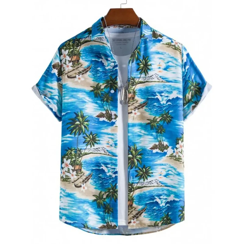 2024 Men's Hawaiian Beach Shirts Holiday Plant Flower 3d Print T-shirt Homme Streetwear Men Women Lapel Short-sleeved Clothing
2024 Men's Hawaiian Beach Shirts Holiday Plant Flower 3d Print T-shirt Homme Streetwear Men Women Lapel Short-sleeved Clothing