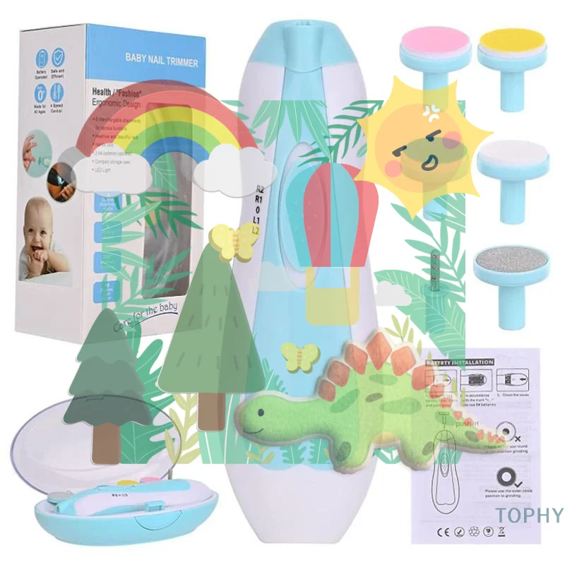 Electric Baby Nail Clipper LED Light Baby Nail Trimmer Baby Care Set 4-speed Adjustment With Low Noise
Electric Baby Nail Clipper LED Light Baby Nail Trimmer Baby Care Set 4-speed Adjustment With Low Noise