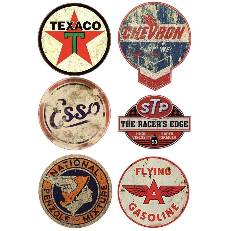 Decoration Stickers Exterior Parts Custom Decals Auto 6x Vintage OIL Sticker STP Retro Racing Hotrod USA V8 Car Tuning 10*10cm
Decoration Stickers Exterior Parts Custom Decals Auto 6x Vintage OIL Sticker STP Retro Racing Hotrod USA V8 Car Tuning 10*10cm