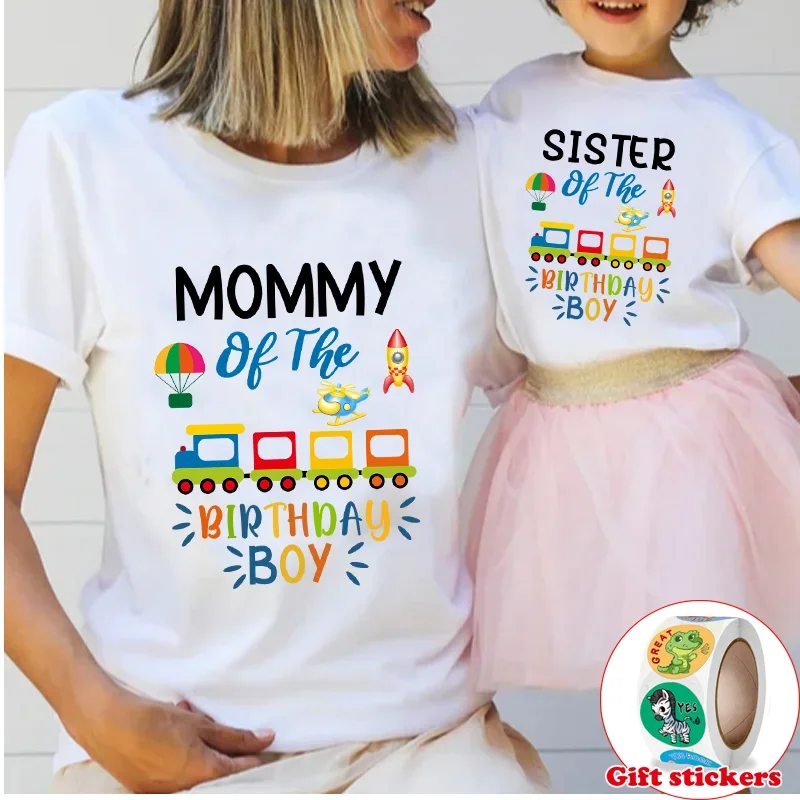 Birthday Girl T Shirt Custom Name Family Matching Outfits 2025 Kids Train T Shirt Baby Girl TShirt Give Away Children's Stickers
Birthday Girl T Shirt Custom Name Family Matching Outfits 2025 Kids Train T Shirt Baby Girl TShirt Give Away Children's Stickers