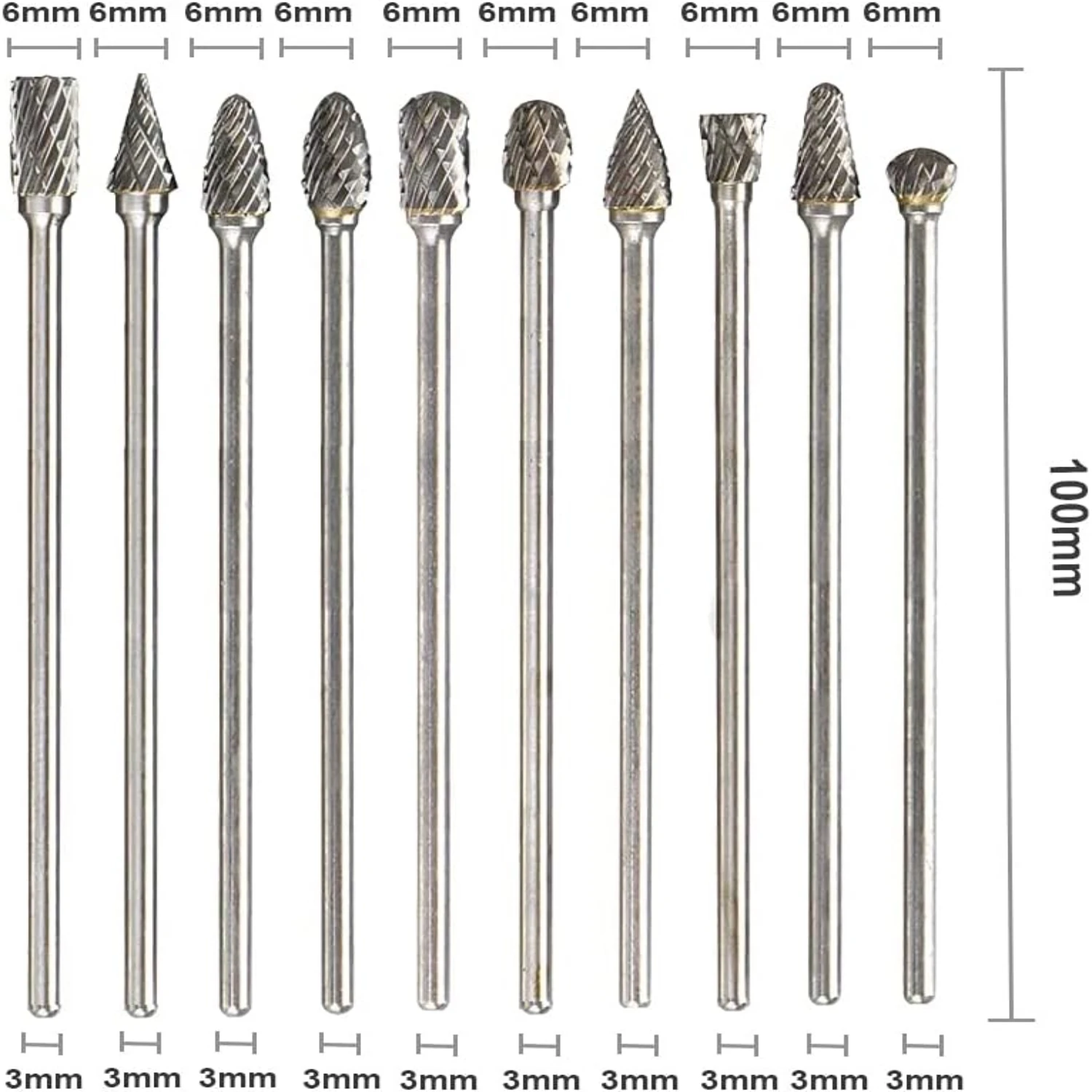 High-Quality Premium Long-lasting Double Cut Tungsten Carbide Burrs Set for Rotary Tool - Ideal for Metalworking and Woodworking
High-Quality Premium Long-lasting Double Cut Tungsten Carbide Burrs Set for Rotary Tool - Ideal for Metalworking and Woodworking