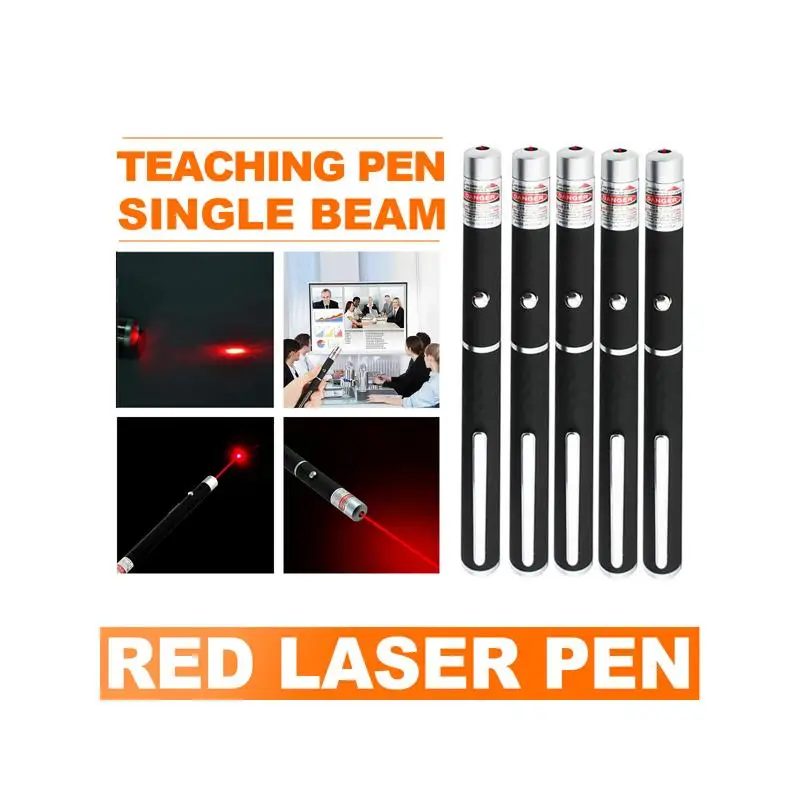 5 Pack Mini Laser Pointer 650nm Red Light 1mW for Conference Presentation and Meetings
5 Pack Mini Laser Pointer 650nm Red Light 1mW for Conference Presentation and Meetings