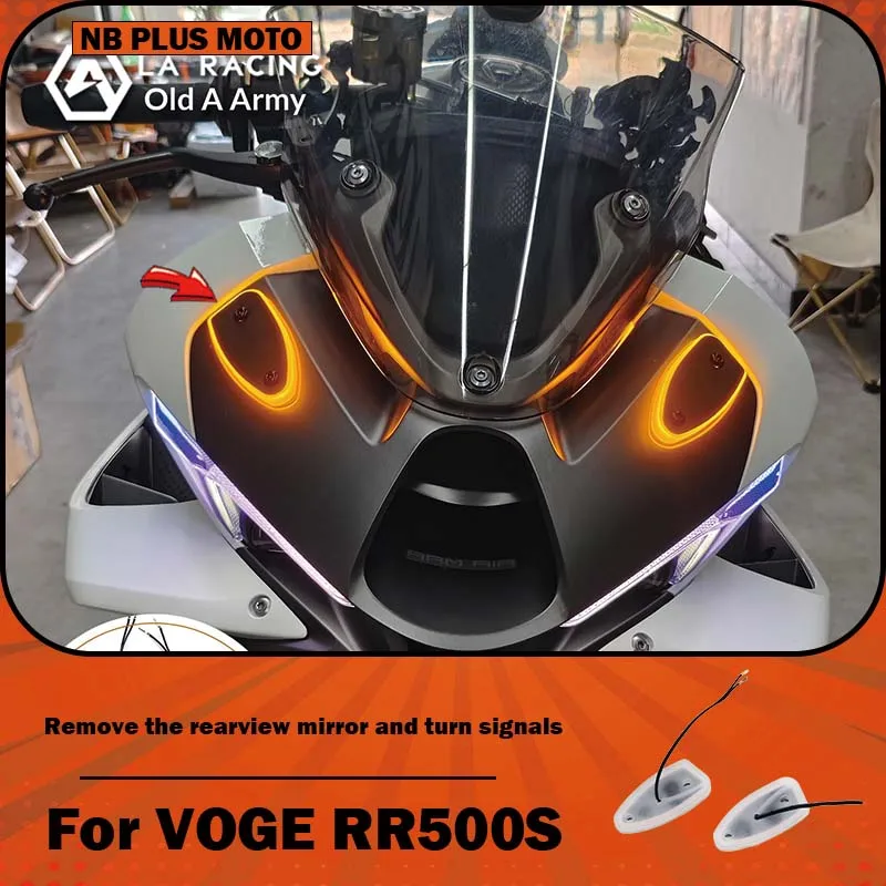 【Premium】For VOGE RR500S modified motorcycle rearview mirror removal module turn signal accessories
【Premium】For VOGE RR500S modified motorcycle rearview mirror removal module turn signal accessories