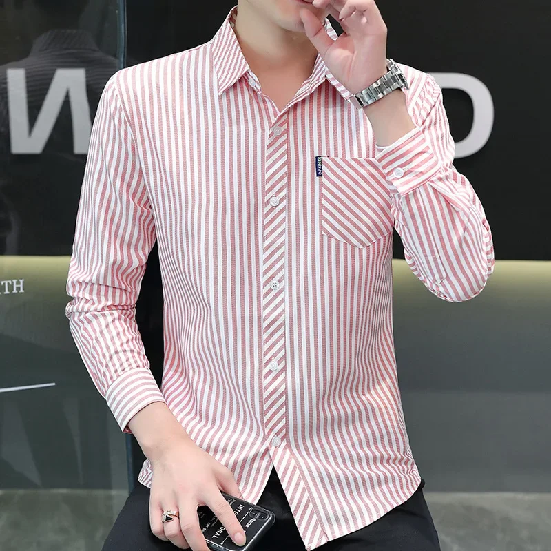 New Men's Shirt Men Slim Korean Plaid Work Business Simple Long Sleeve Men's Shirt Men Clothing Mens Shirts
New Men's Shirt Men Slim Korean Plaid Work Business Simple Long Sleeve Men's Shirt Men Clothing Mens Shirts
