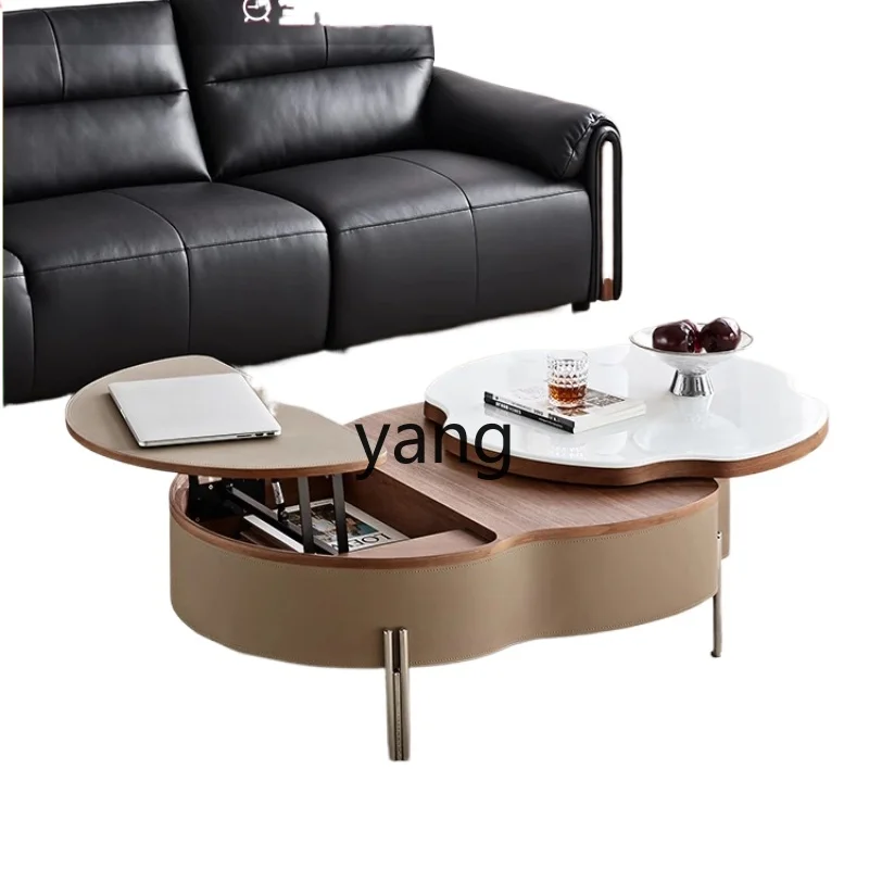 LH light luxury multi-functional telescopic microcrystalline stone coffee table living room office small table
LH light luxury multi-functional telescopic microcrystalline stone coffee table living room office small table
