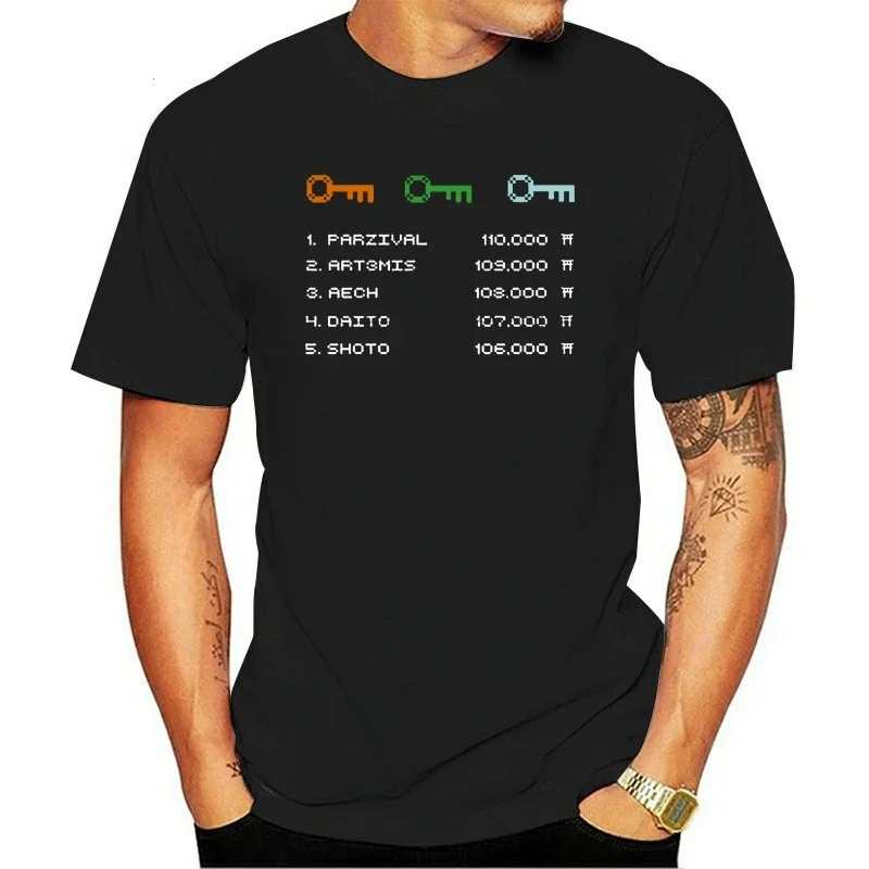 Summer New Ready Player One 8-Bit Game High Five Mens Black T-Shirt oversized t shirt streetwear harajuku cotton tops
Summer New Ready Player One 8-Bit Game High Five Mens Black T-Shirt oversized t shirt streetwear harajuku cotton tops