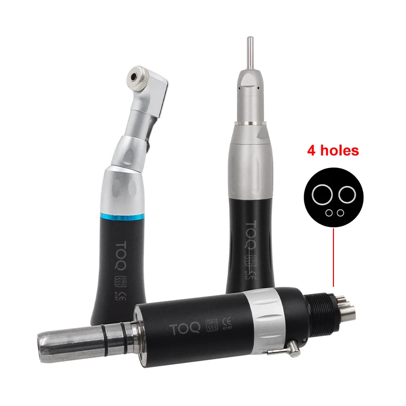 Dental Low Speed Handpiece Kits 203C 4 Hole Air Motor Contra Angle Straight Handpiece Dentists Equipment Tools
Dental Low Speed Handpiece Kits 203C 4 Hole Air Motor Contra Angle Straight Handpiece Dentists Equipment Tools