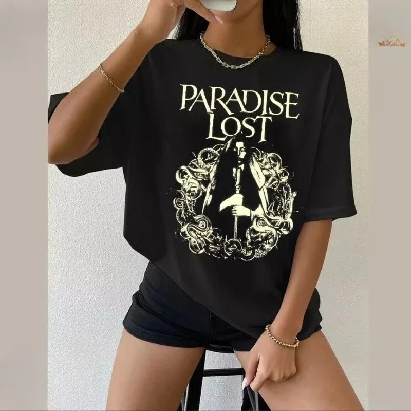 Мужская футболка с принтом Paradise Lost Icon, классическая ретро-хип-хоп рок-группа, повседневная универсальная женская футболка с короткими рукавами
Мужская футболка с принтом Paradise Lost Icon, классическая ретро-хип-хоп рок-группа, повседневная универсальная женская футболка с короткими рукавами