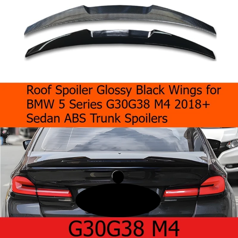Roof Spoiler Glossy Black Wings for BMW 5 Series G30G38 M4 2018+ Sedan ABS Trunk Spoilers
Roof Spoiler Glossy Black Wings for BMW 5 Series G30G38 M4 2018+ Sedan ABS Trunk Spoilers