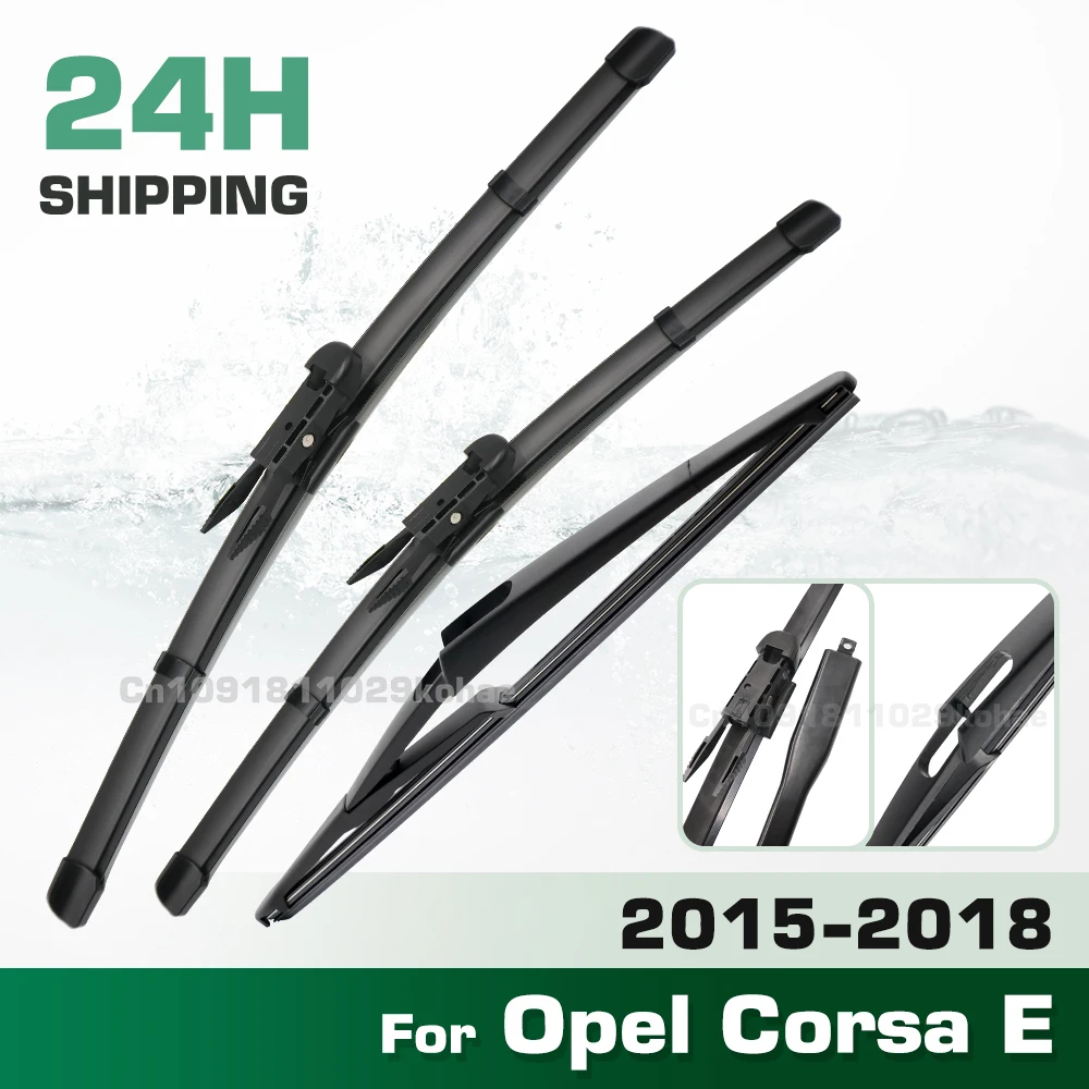 GREATROAD Wiper LHD&RHD Front & Rear Wiper Blades Set For Opel Corsa E 2015 - 2018 Windshield Windscreen Window Brushes
GREATROAD Wiper LHD&RHD Front & Rear Wiper Blades Set For Opel Corsa E 2015 - 2018 Windshield Windscreen Window Brushes
