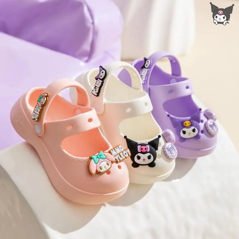 Sanrio My Melody Girl Summer Sandal Slippers Outdoors Children Cartoon Leisure Kawaii Comfort Sole Anime New Garden Shoes Hot
Sanrio My Melody Girl Summer Sandal Slippers Outdoors Children Cartoon Leisure Kawaii Comfort Sole Anime New Garden Shoes Hot
