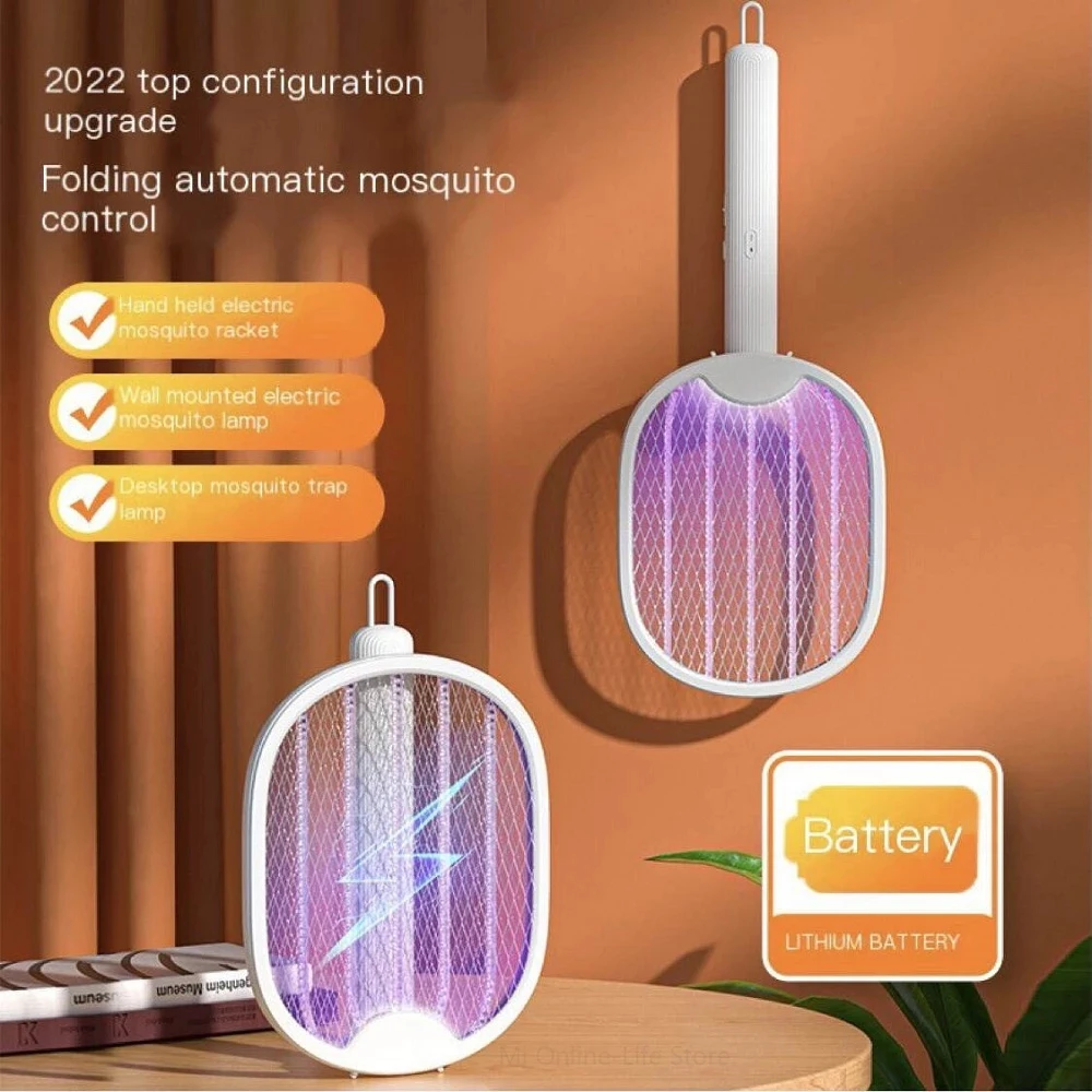 Fold Mosquito Killer Lamp USB Rechargeable Household 2 In1 Bug Zapper Electric Shock Mosquito Swatter Fly Killer Trap
Fold Mosquito Killer Lamp USB Rechargeable Household 2 In1 Bug Zapper Electric Shock Mosquito Swatter Fly Killer Trap