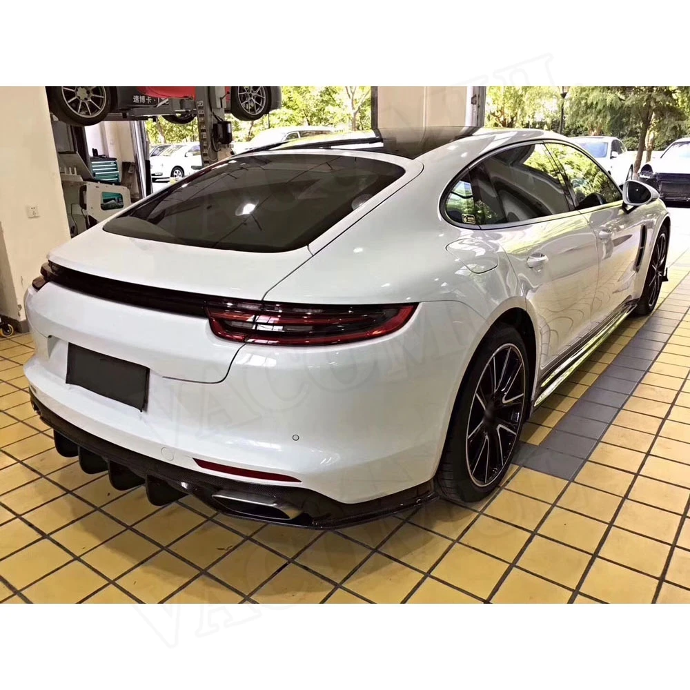 VACOMUL For Porsche Panamera 971 Carbon Fiber Rear Lip Spoiler Diffuser FRP Rear Chin 2017 2018 2019 Car Styling
VACOMUL For Porsche Panamera 971 Carbon Fiber Rear Lip Spoiler Diffuser FRP Rear Chin 2017 2018 2019 Car Styling