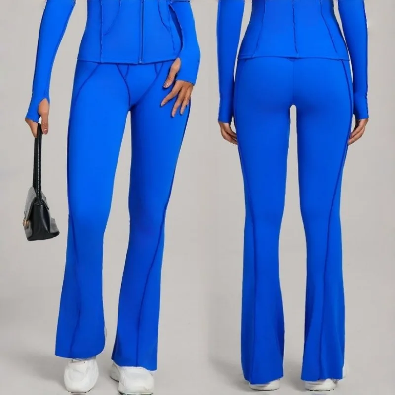 Women's Slim Fit Wide Leg Yoga Clothes Tight Fitting and Hip Lifting Sports Bell Bottoms Dance Casual High Waisted Fitness Pants
Women's Slim Fit Wide Leg Yoga Clothes Tight Fitting and Hip Lifting Sports Bell Bottoms Dance Casual High Waisted Fitness Pants