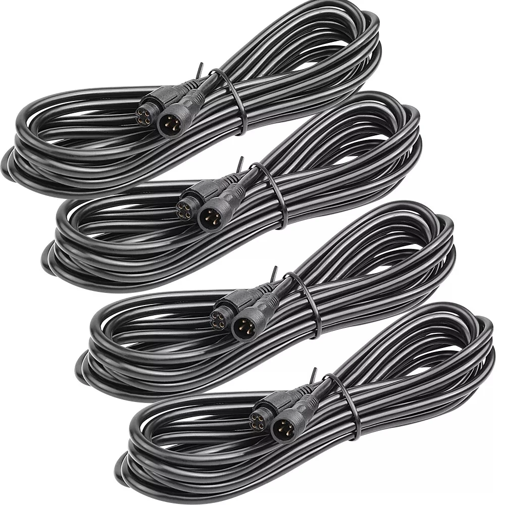 4-pack Extension Cord Wire Cable for UTV ATV 4 / 6 / 8 / 10 / 12 Pods RGB LED Rock Lights Underglow Wheel Lights Neon Lamp Truck
4-pack Extension Cord Wire Cable for UTV ATV 4 / 6 / 8 / 10 / 12 Pods RGB LED Rock Lights Underglow Wheel Lights Neon Lamp Truck
