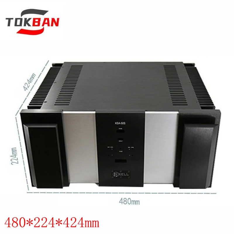 Корпус усилителя мощности TOKBAN 480*224*424 мм, полностью алюминиевый, с радиатором, подходит для усилителей класса А
Корпус усилителя мощности TOKBAN 480*224*424 мм, полностью алюминиевый, с радиатором, подходит для усилителей класса А