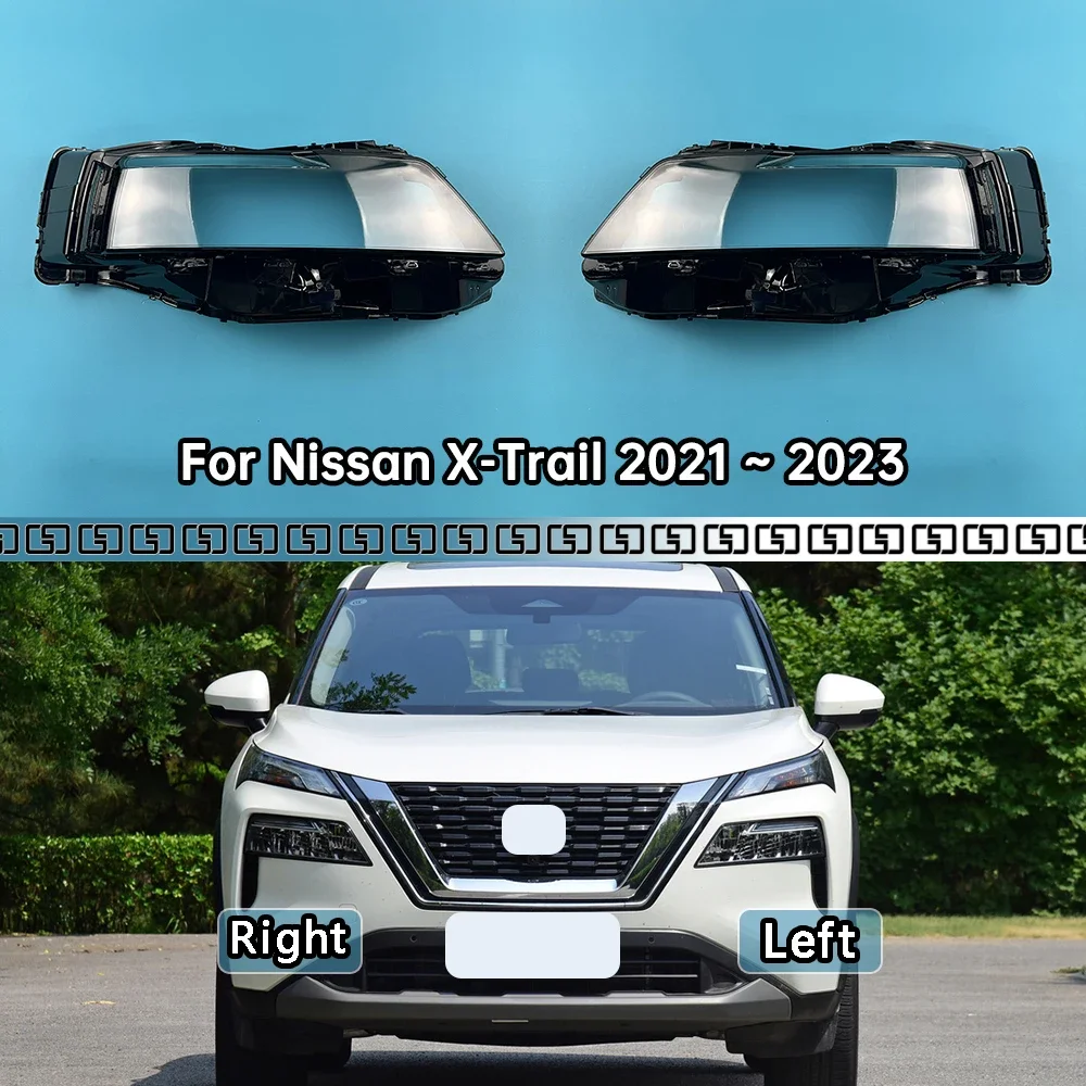 For Nissan X-Trail 2021 2022 2023 Headlight Cover Shade Headlamp Shell Transparent Lampshade Lens Auto Replacement Parts
For Nissan X-Trail 2021 2022 2023 Headlight Cover Shade Headlamp Shell Transparent Lampshade Lens Auto Replacement Parts