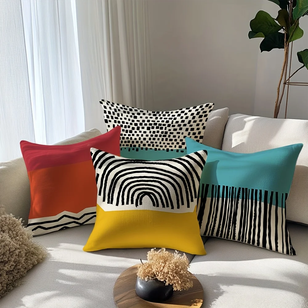 1PC 2D Flat Modern Abstract Geometric Throw Pillow Covers Decorative Cushion Cases for Sofa Bedroom Living Room No Pillow Core
1PC 2D Flat Modern Abstract Geometric Throw Pillow Covers Decorative Cushion Cases for Sofa Bedroom Living Room No Pillow Core