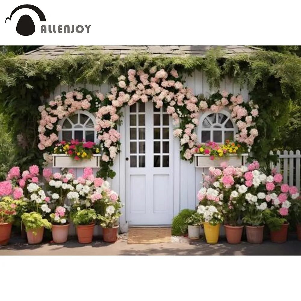 Allenjoy Home Decoration Flower Garden Photography Backdrop White Pink Roses Pot Plants Photoshoot Background
Allenjoy Home Decoration Flower Garden Photography Backdrop White Pink Roses Pot Plants Photoshoot Background