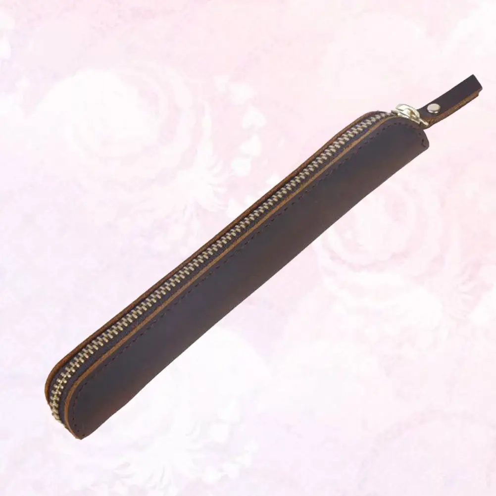 Премиальный чехол-пенал для ручек и карандашей, темно-коричневый, прочный, ручной работы, элегантный
Премиальный чехол-пенал для ручек и карандашей, темно-коричневый, прочный, ручной работы, элегантный