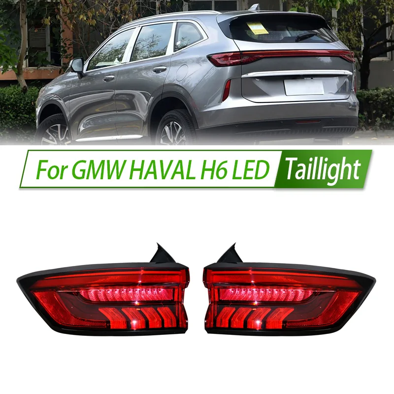For GMW HAVAL H6 LED Car Taillight Assembly OEM Style Rear Lamp with Turn Signal Reverse Light Direct Fit Replacement
For GMW HAVAL H6 LED Car Taillight Assembly OEM Style Rear Lamp with Turn Signal Reverse Light Direct Fit Replacement