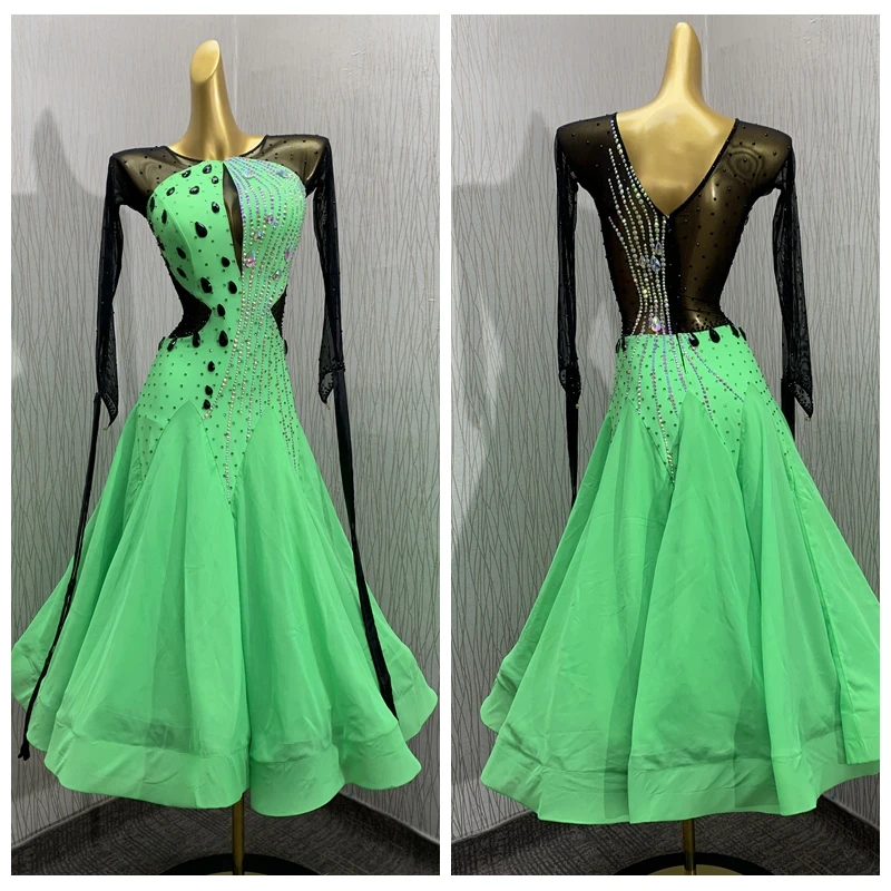 Платья для бальных танцев 2025 НОВОЕ платье для соревнований, стандартное танцевальное платье для бальных танцев, вальс, стандартная танцевальная одежда, зеленый, черный
Платья для бальных танцев 2025 НОВОЕ платье для соревнований, стандартное танцевальное платье для бальных танцев, вальс, стандартная танцевальная одежда, зеленый, черный