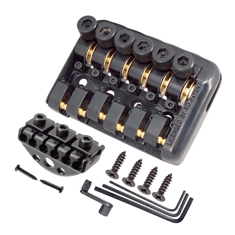 6 String Saddle Headless Electric Guitar Bridge Tailpiece with Worms Involved String Device Guitar Bridge Tailpiece Part-ABJQ
6 String Saddle Headless Electric Guitar Bridge Tailpiece with Worms Involved String Device Guitar Bridge Tailpiece Part-ABJQ