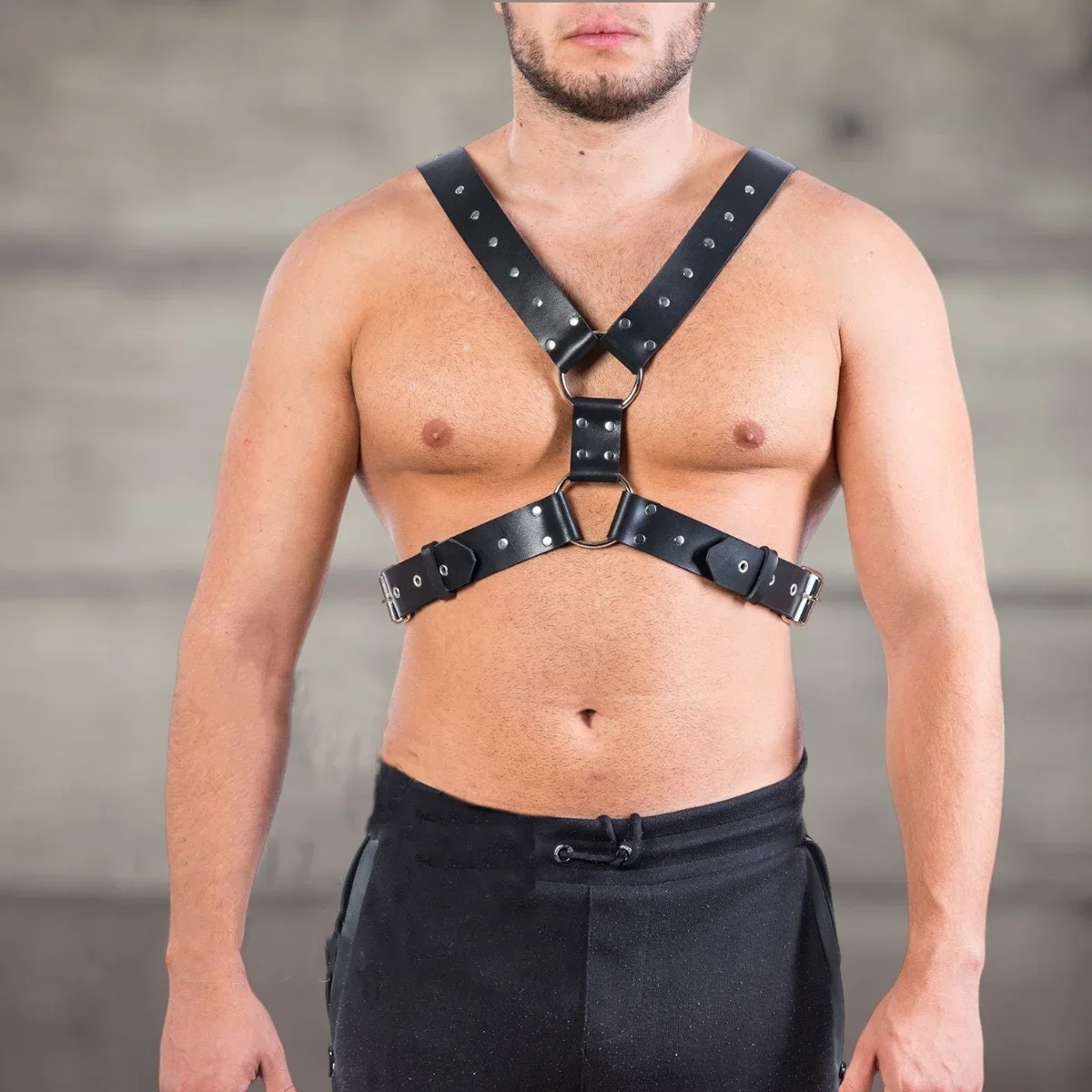 1pc y leather mens harness black chest harness with buckles halloween costume Valentines gift for him
1pc y leather mens harness black chest harness with buckles halloween costume Valentines gift for him