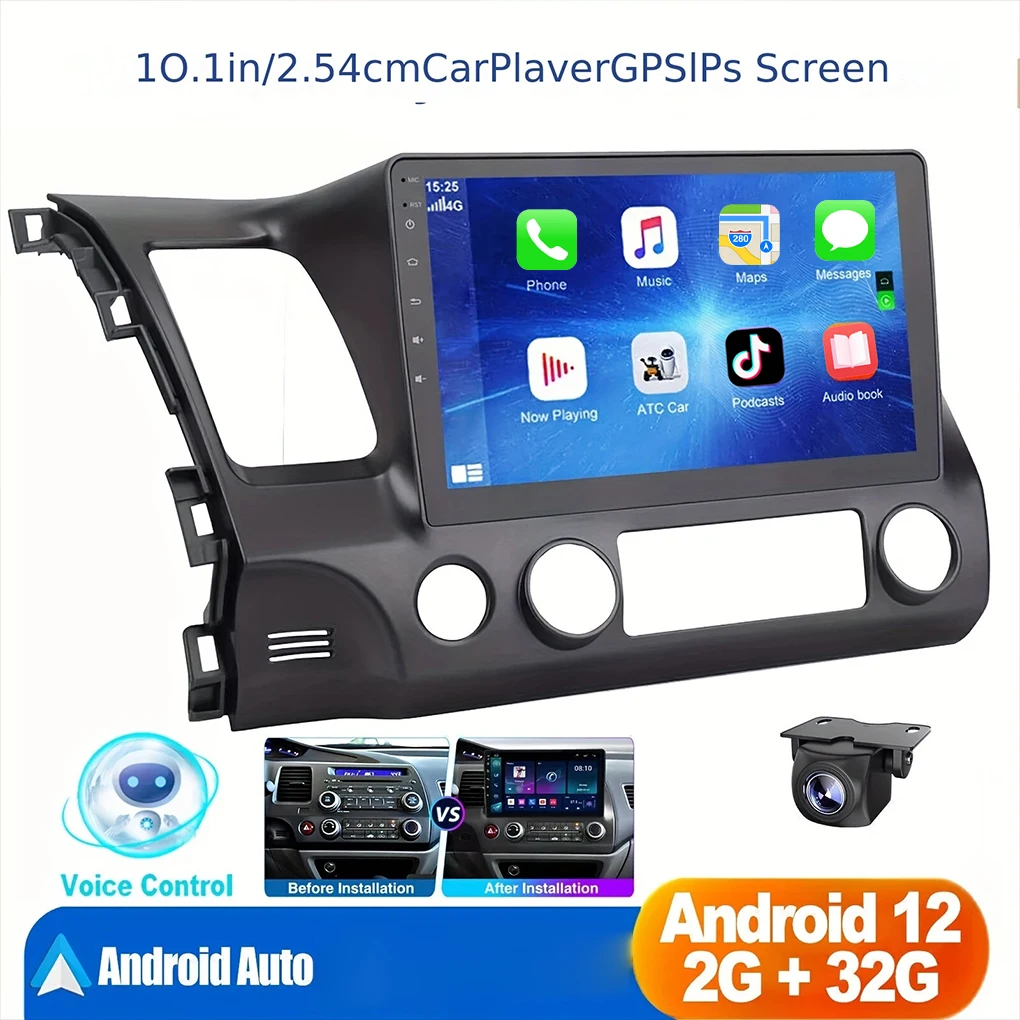 10.1inch 2 Din Carplay Android Auto Car Radio For Honda CIVIC 2006-2011 GPS Navigation Video Multimedia Player AHD
10.1inch 2 Din Carplay Android Auto Car Radio For Honda CIVIC 2006-2011 GPS Navigation Video Multimedia Player AHD