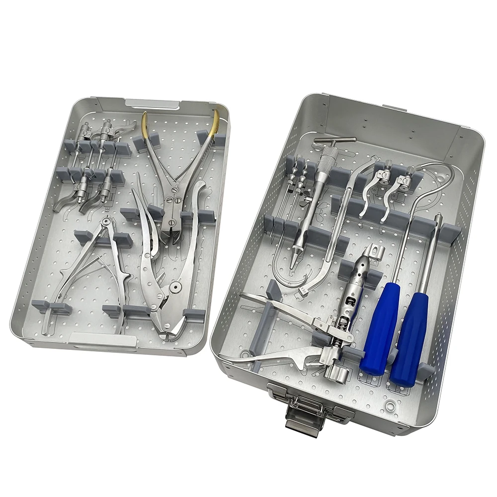 Orthopedic Cerclage Cable Wire Binding Instrument Set Synthes Wire Tightener Forceps set Wire Passer Tightener Forceps Set
Orthopedic Cerclage Cable Wire Binding Instrument Set Synthes Wire Tightener Forceps set Wire Passer Tightener Forceps Set