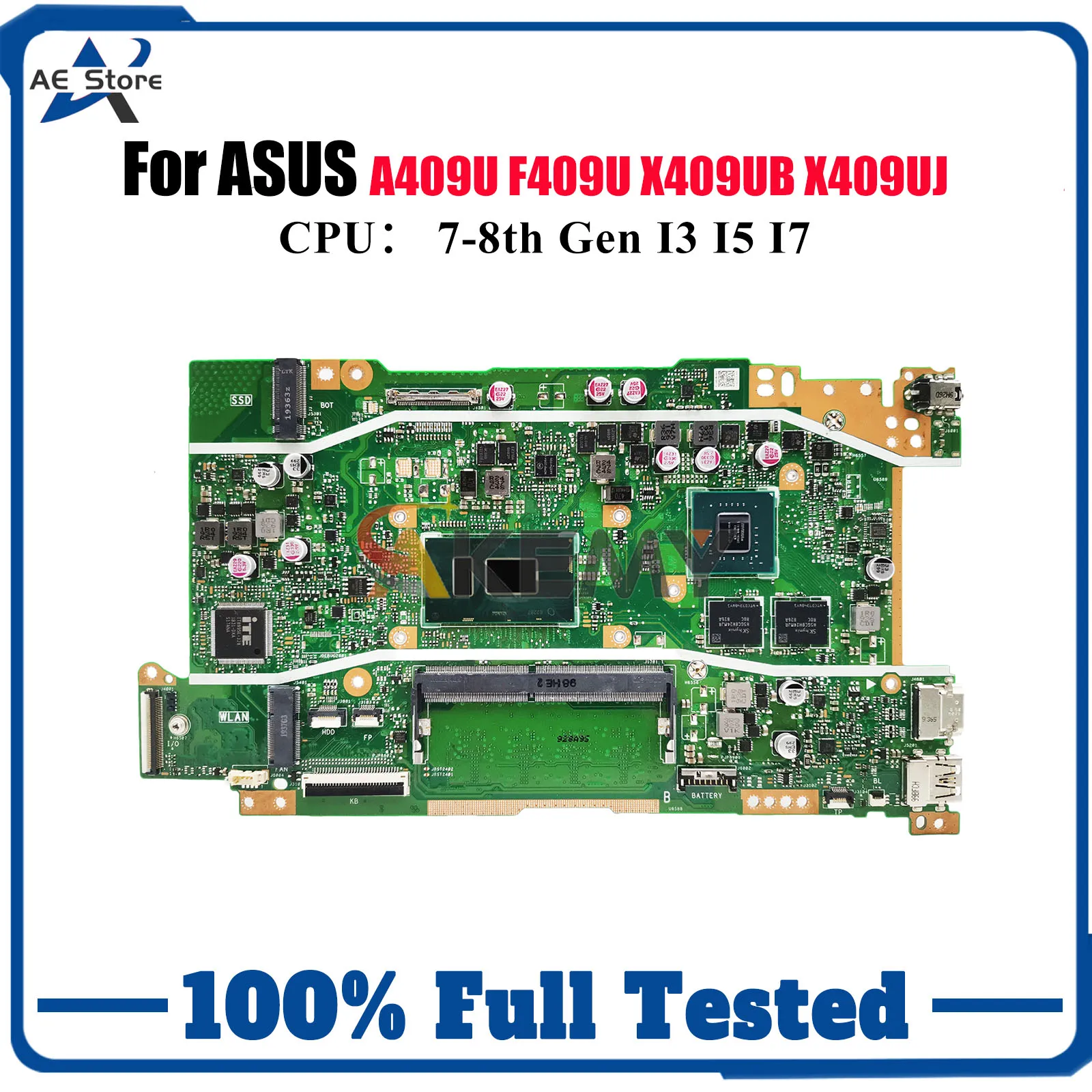 X409UB Материнская плата для ноутбука ASUS VivoBook F509U X409UB A409U X409UJ A509U F409U X409U Материнская плата для ноутбука с процессором I3 I5 I7 stk
X409UB Материнская плата для ноутбука ASUS VivoBook F509U X409UB A409U X409UJ A509U F409U X409U Материнская плата для ноутбука с процессором I3 I5 I7 stk