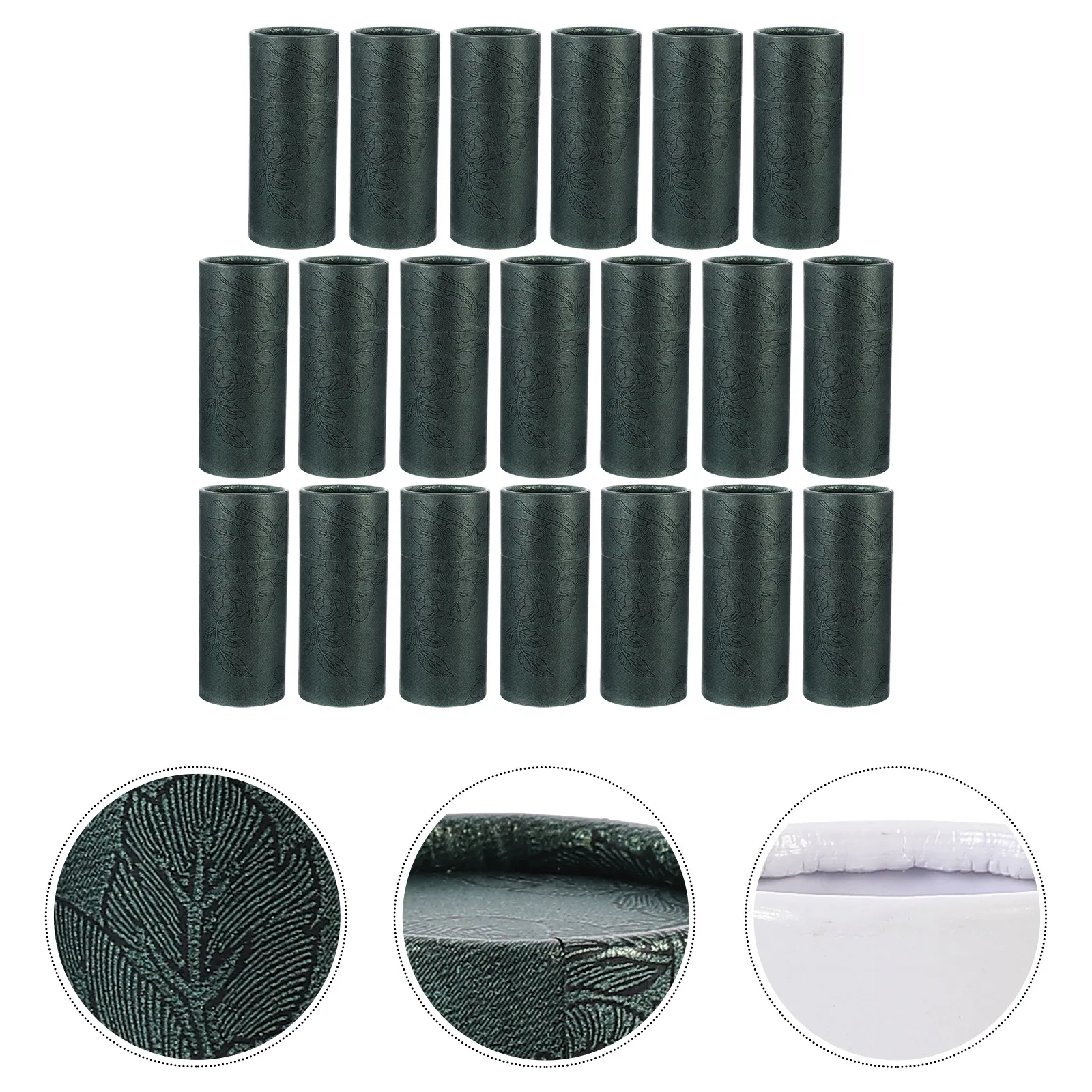 20pcs Paper Cylinder Boxes 50ml Dark Green Essential Oil Bottle Cans Storage Gift Packaging Tea Incense Practical
20pcs Paper Cylinder Boxes 50ml Dark Green Essential Oil Bottle Cans Storage Gift Packaging Tea Incense Practical