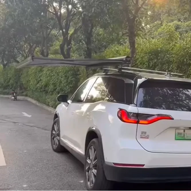 High Quality Camping Retractable Waterproof and Sunproof Car Side Roof Awning Outdoor Car Side Awning
High Quality Camping Retractable Waterproof and Sunproof Car Side Roof Awning Outdoor Car Side Awning