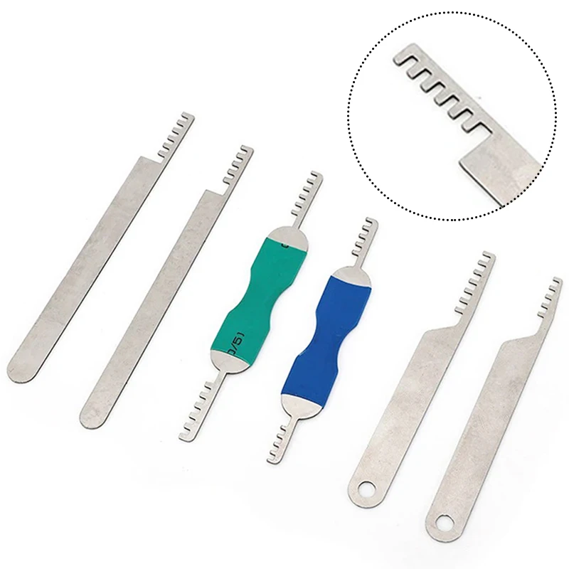 7Pcs Pick Combs Stainless Steel Comb Tools For Firefighting Repair Comb Picks Comb Lock Picks Metal Teeth Tools Emergency Tools
7Pcs Pick Combs Stainless Steel Comb Tools For Firefighting Repair Comb Picks Comb Lock Picks Metal Teeth Tools Emergency Tools