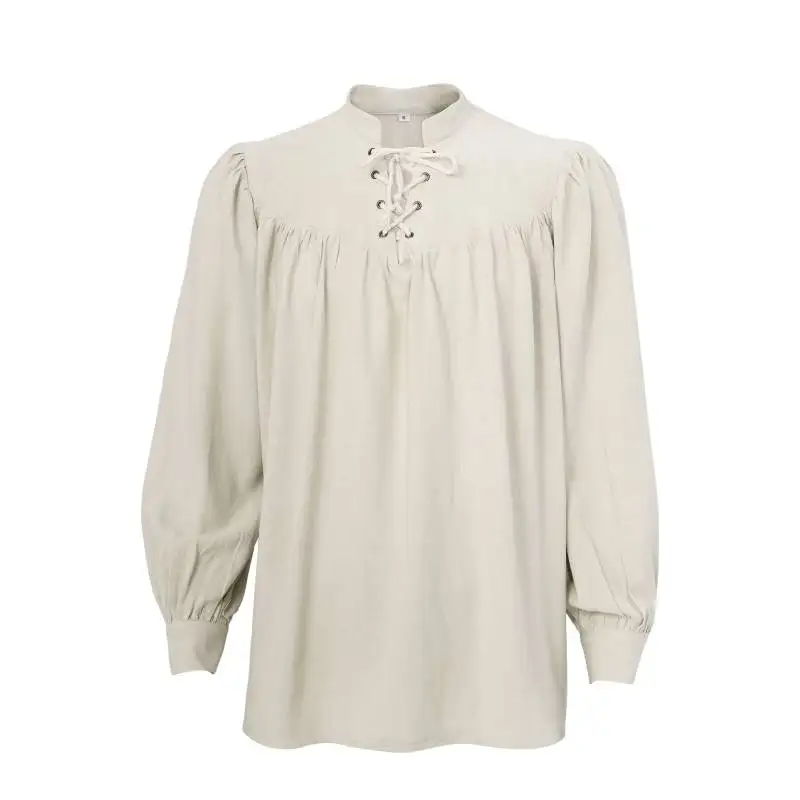 DAZCOS Renaissance Pirate Shirt Medieval Retro Long Sleeve Costume Vampire Gothic Undershirts V-Neck for Men Women Halloween
DAZCOS Renaissance Pirate Shirt Medieval Retro Long Sleeve Costume Vampire Gothic Undershirts V-Neck for Men Women Halloween