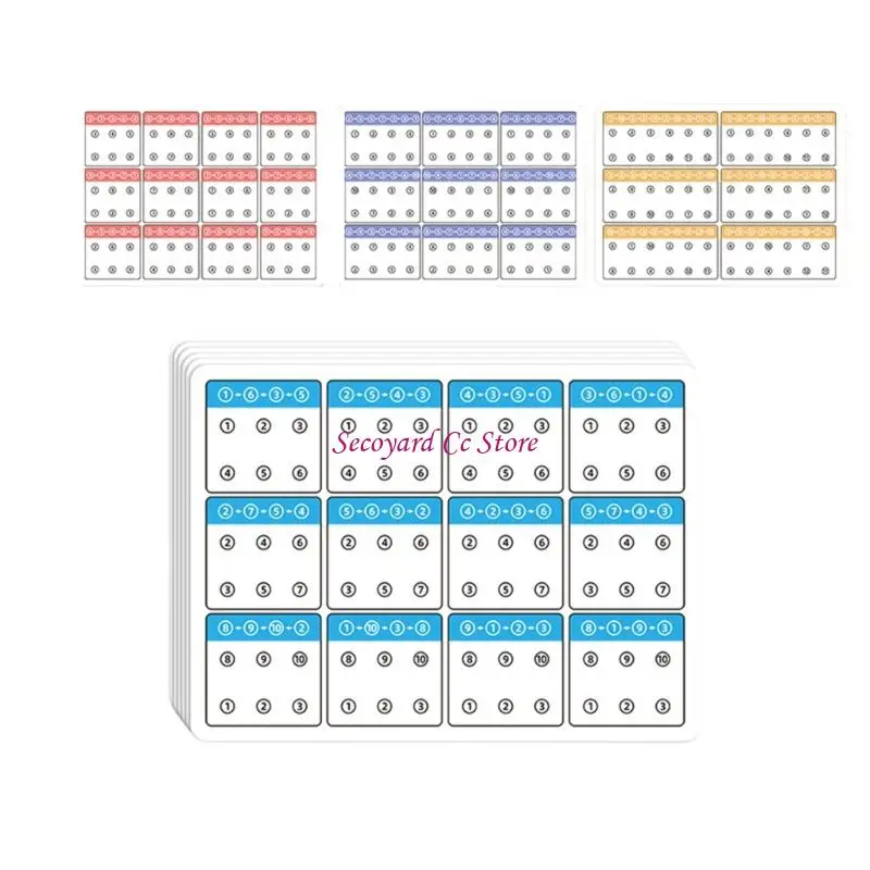 N3UC 6 Pcs Visual Tracking Training Card Dot Patterns Connection Card Preschoolers Educational Toy Teaching Supplies
N3UC 6 Pcs Visual Tracking Training Card Dot Patterns Connection Card Preschoolers Educational Toy Teaching Supplies