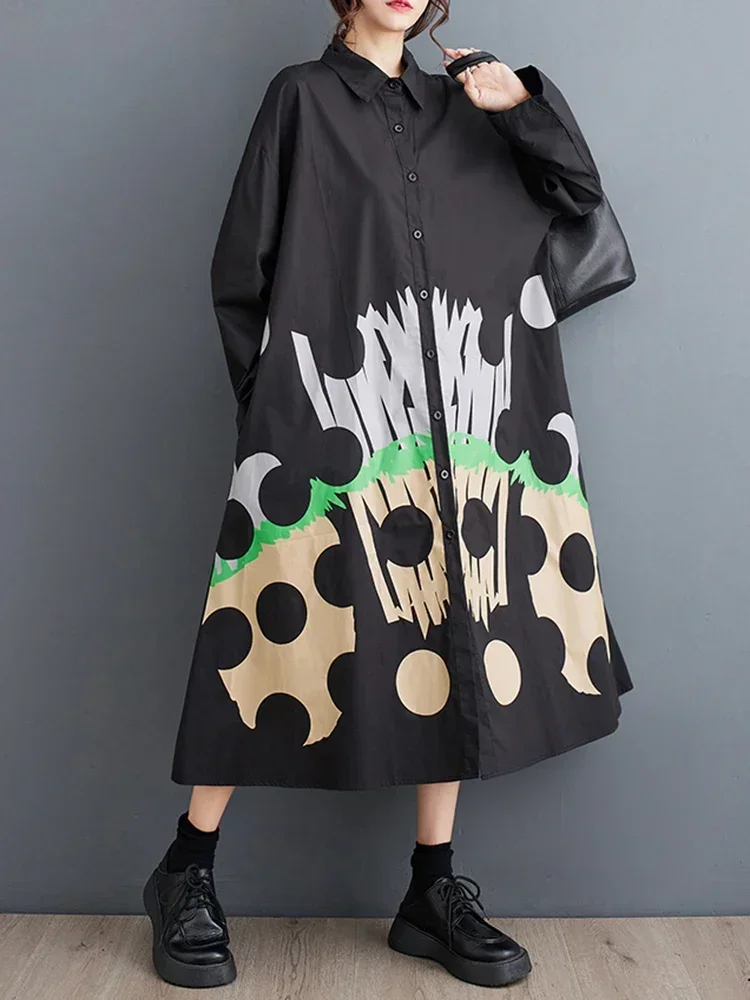 XITAO Casual Print Shirt Dress Loose Fashion Long Sleeve Turn-down Collar Women 2025 Initial Spring New Shirt Dress LYD1472
XITAO Casual Print Shirt Dress Loose Fashion Long Sleeve Turn-down Collar Women 2025 Initial Spring New Shirt Dress LYD1472