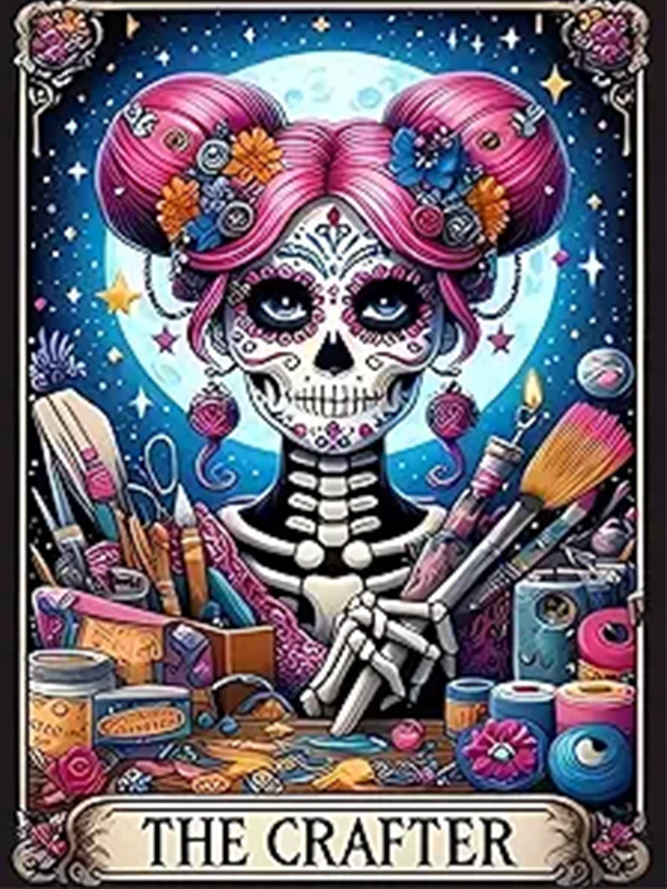 Adult DIY Skeleton Diamond Art Set Beginner 5D Skeleton Diamond Art Painting Set Mosaic Embroidery Home Wall Decoration
Adult DIY Skeleton Diamond Art Set Beginner 5D Skeleton Diamond Art Painting Set Mosaic Embroidery Home Wall Decoration